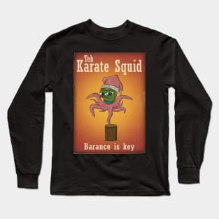 Teh Karate Squid Long Sleeve T-Shirt